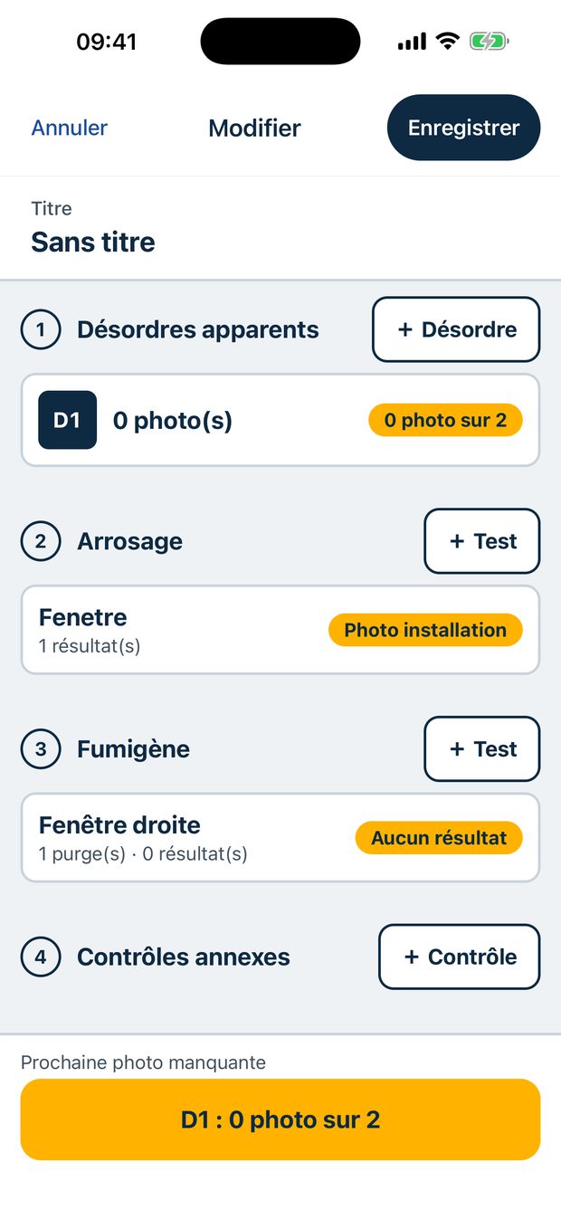 Application mobile : quatre &eacute;tapes et rappel de la prochaine photo manquante